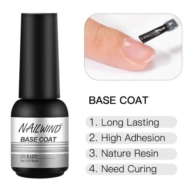 NEW TREND Modern fashion Red Gel Nail Polish For Nails  Permanent UV LED 8ml Matte Glossy High Quality Fashion Design For Women and Ladies