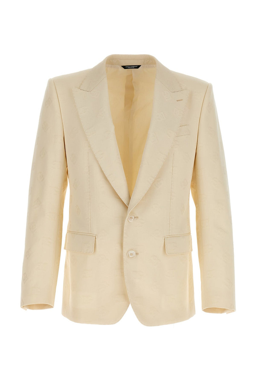 Dolce & Gabbana 'Dg Monogram' Single Breast Jacquard Blazer Jacket