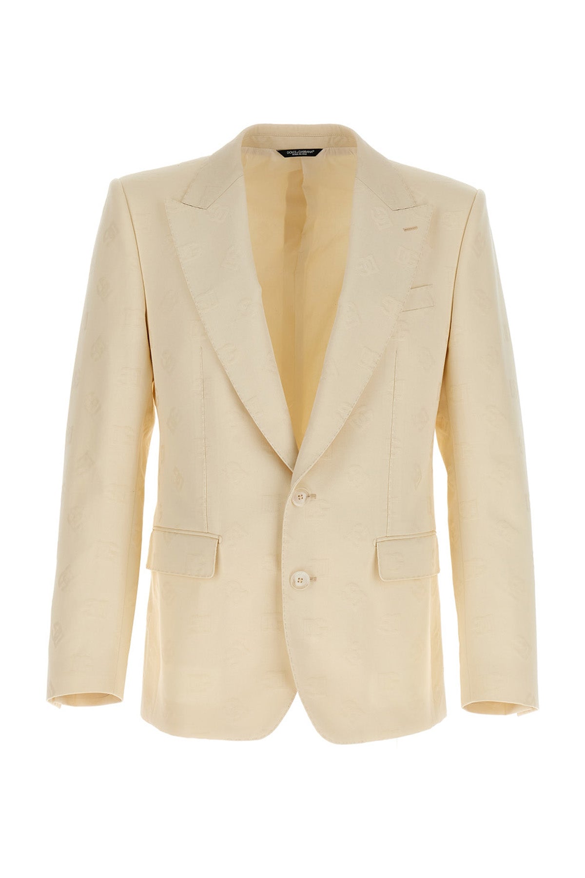 Dolce & Gabbana 'Dg Monogram' Single Breast Jacquard Blazer Jacket