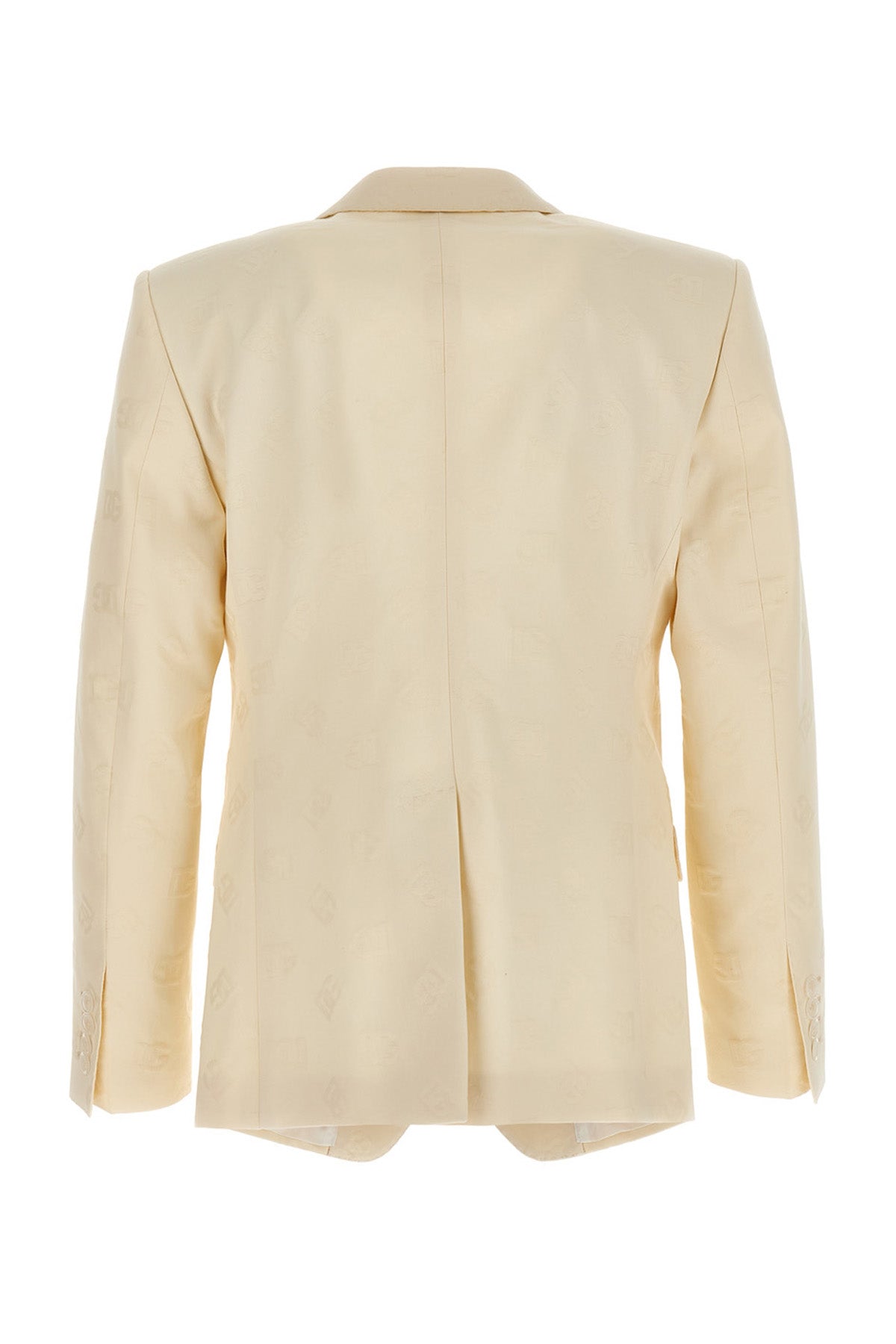 Dolce & Gabbana 'Dg Monogram' Single Breast Jacquard Blazer Jacket