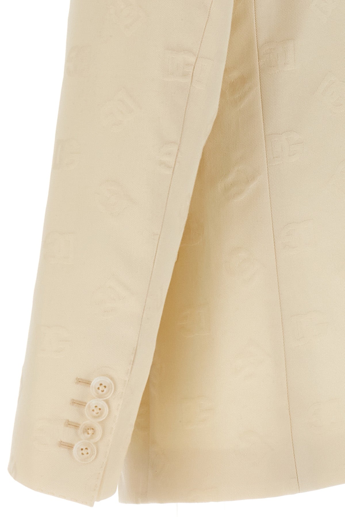Dolce & Gabbana 'Dg Monogram' Single Breast Jacquard Blazer Jacket