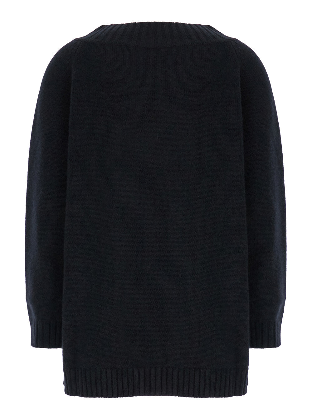 Max Mara Women 'Radames' Black Sweater With Boat Neckline In Wool And Cashmere Woman