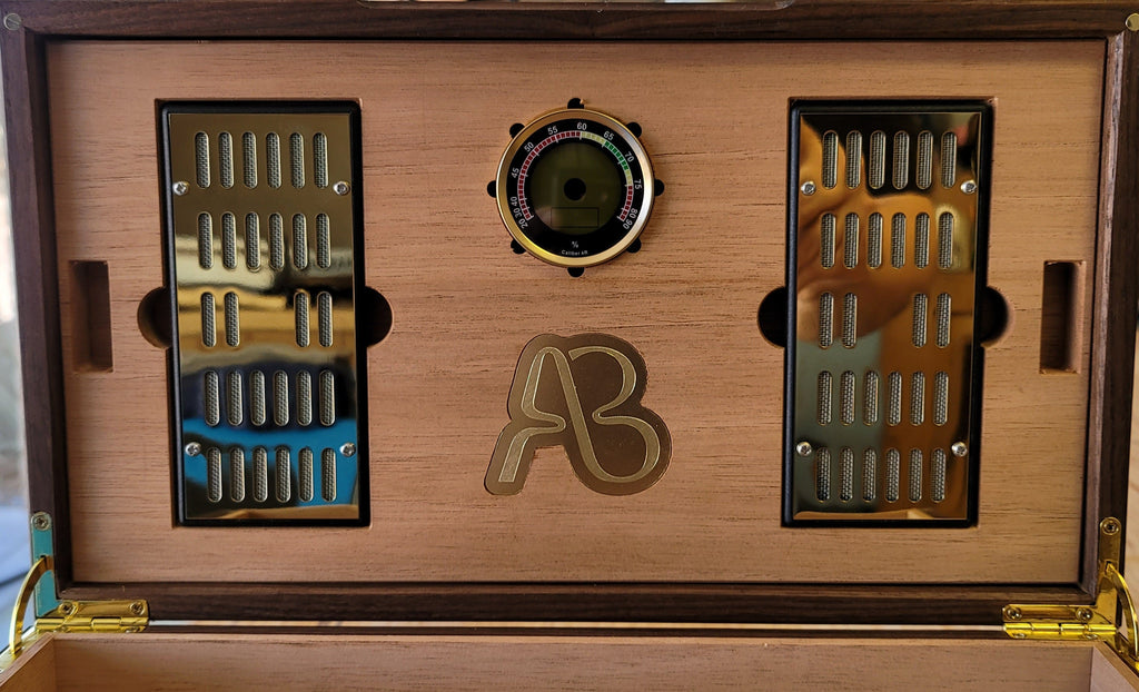 Cigar Humidor - Lacewood with Spanish Cedar Lining - 80 Capacity Red Ridge Woodworking