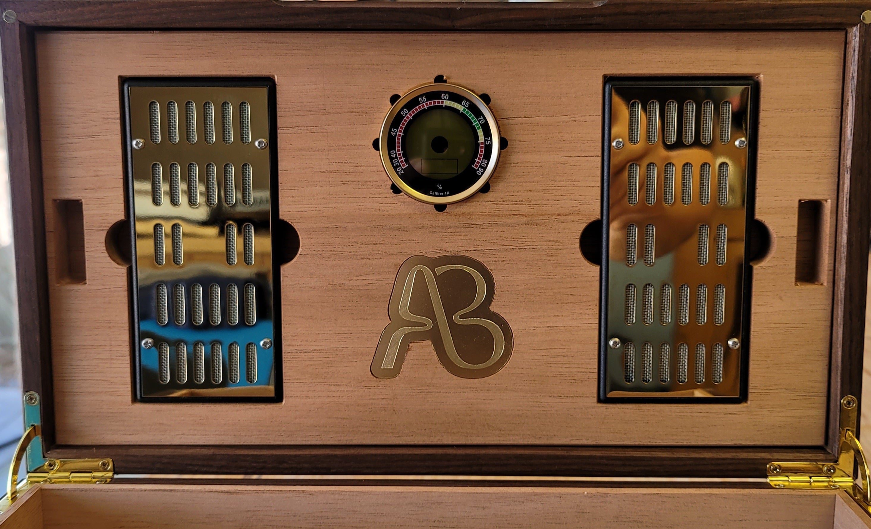 Cigar Humidor - Lacewood with Spanish Cedar Lining - 80 Capacity Red Ridge Woodworking