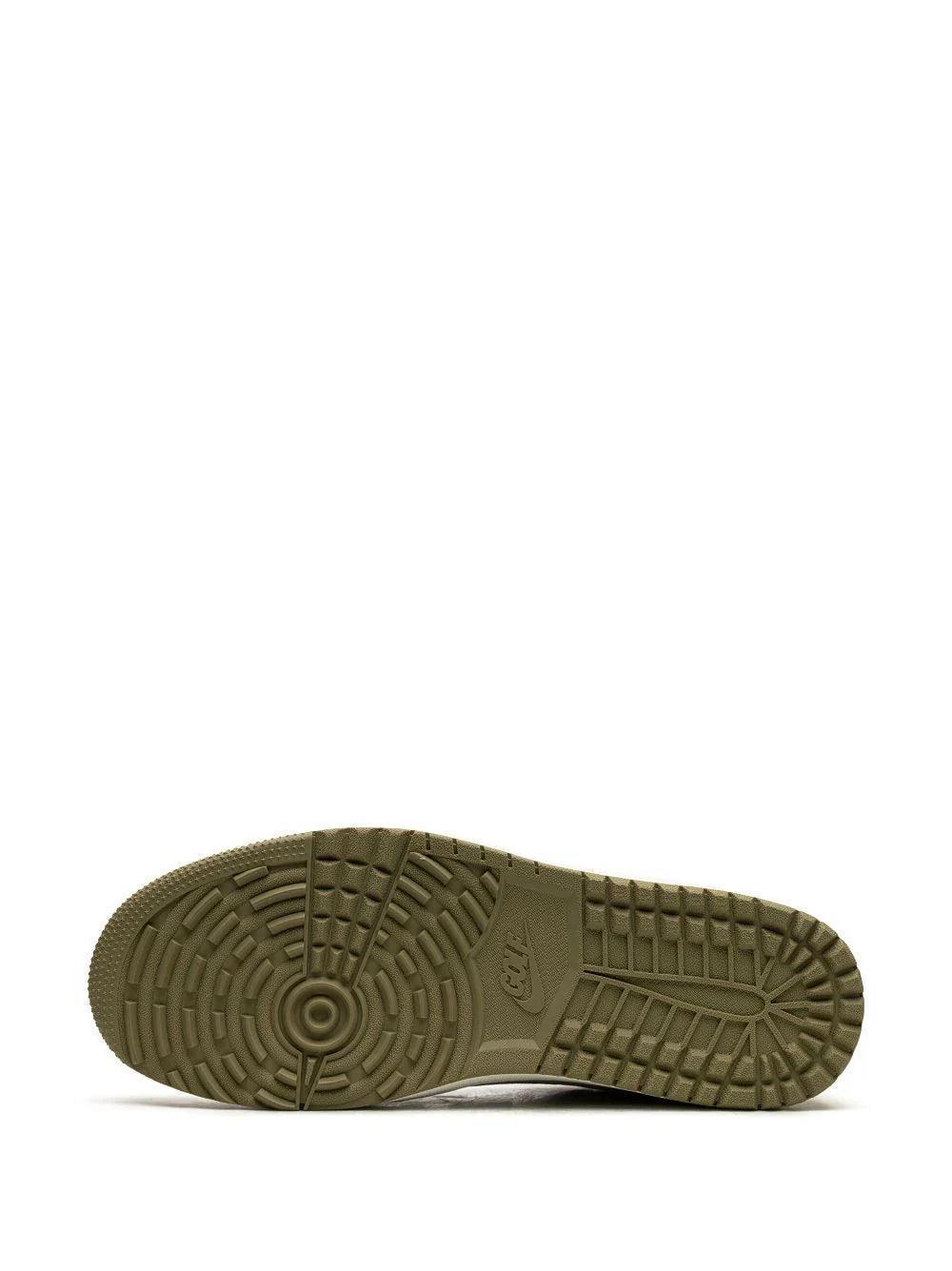 Jordan 1 Retro Low Golf Travis Scott Neutral Olive Banlieue91