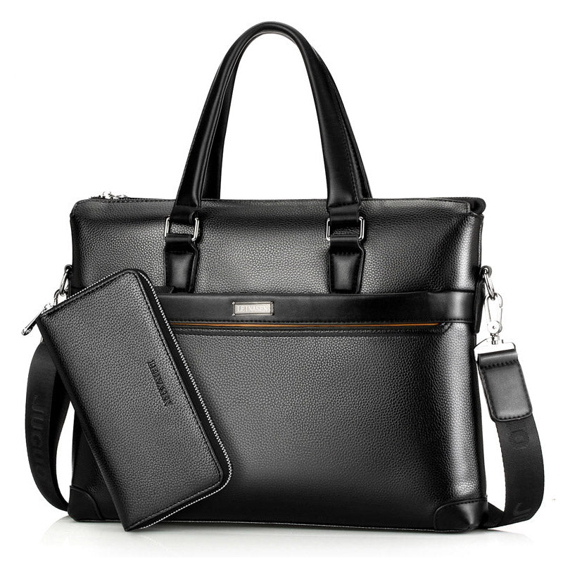 Men's diagonal handbag briefcase Pi-Mart