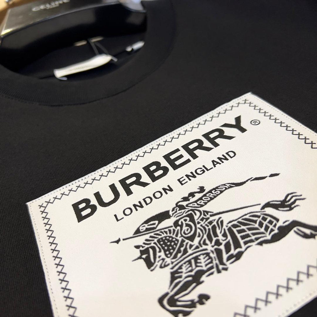 Burberry T-Shirt Without Collar 'Black' Banlieue91