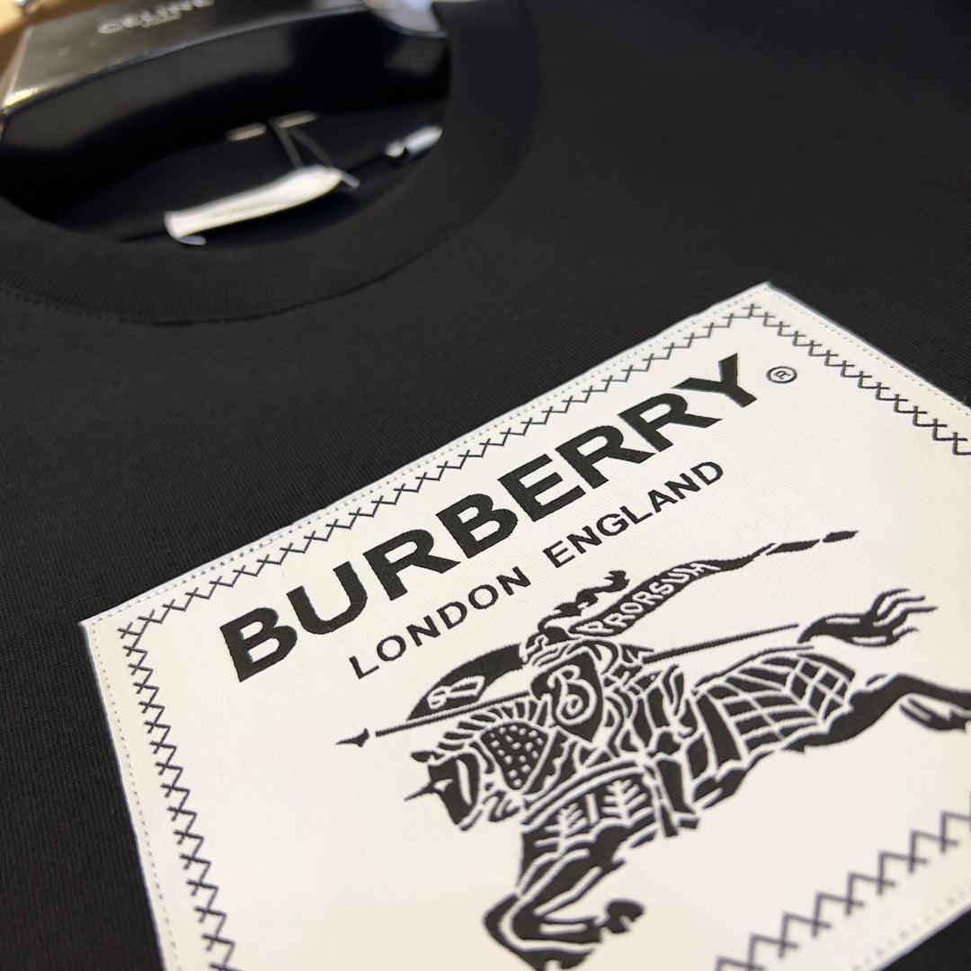 Burberry T-Shirt Without Collar 'Black' Banlieue91