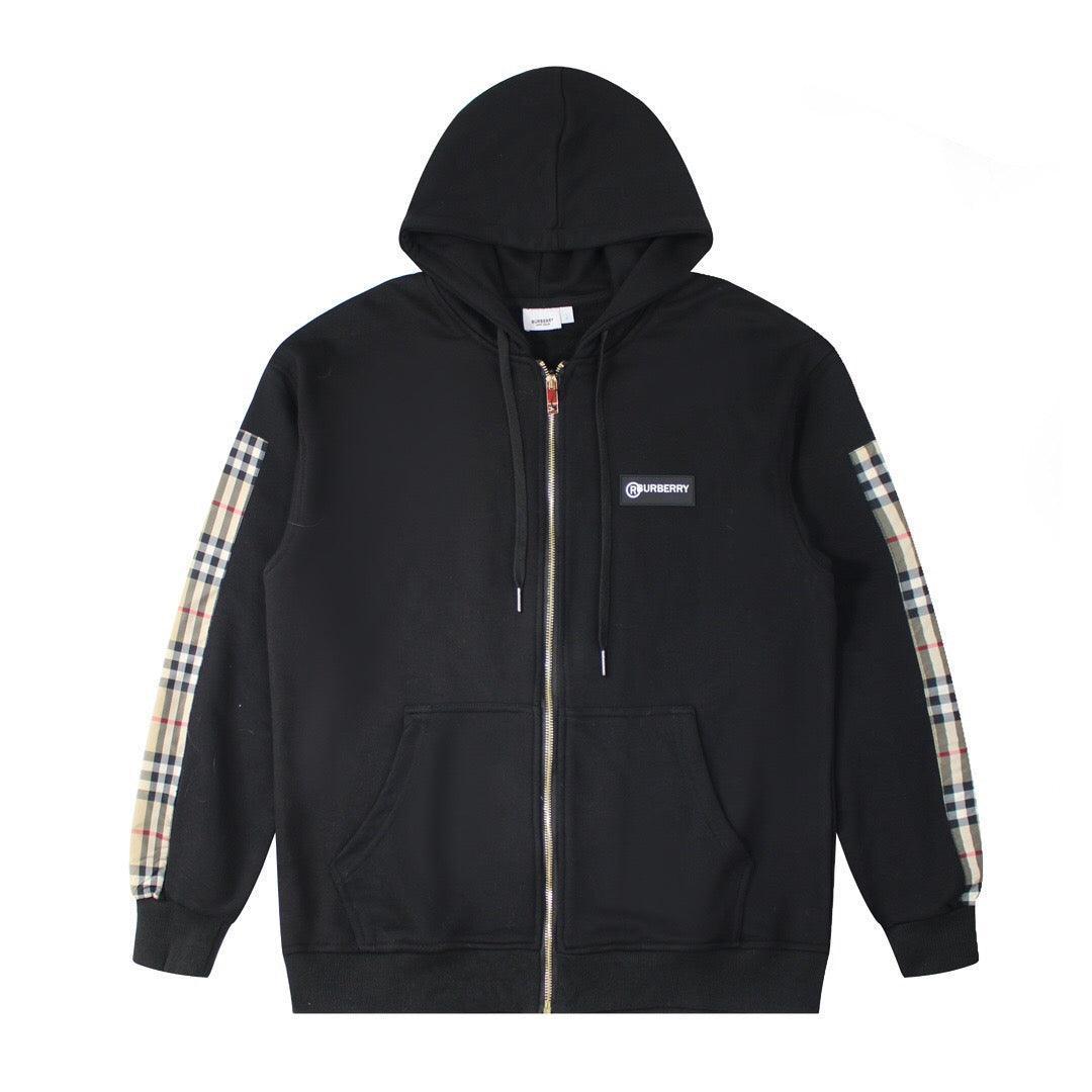 Burberry Vintage Check Panel Oversized Jacket  'Black' Banlieue91