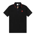 Burberry Black T-Shirt With Collar Banlieue91