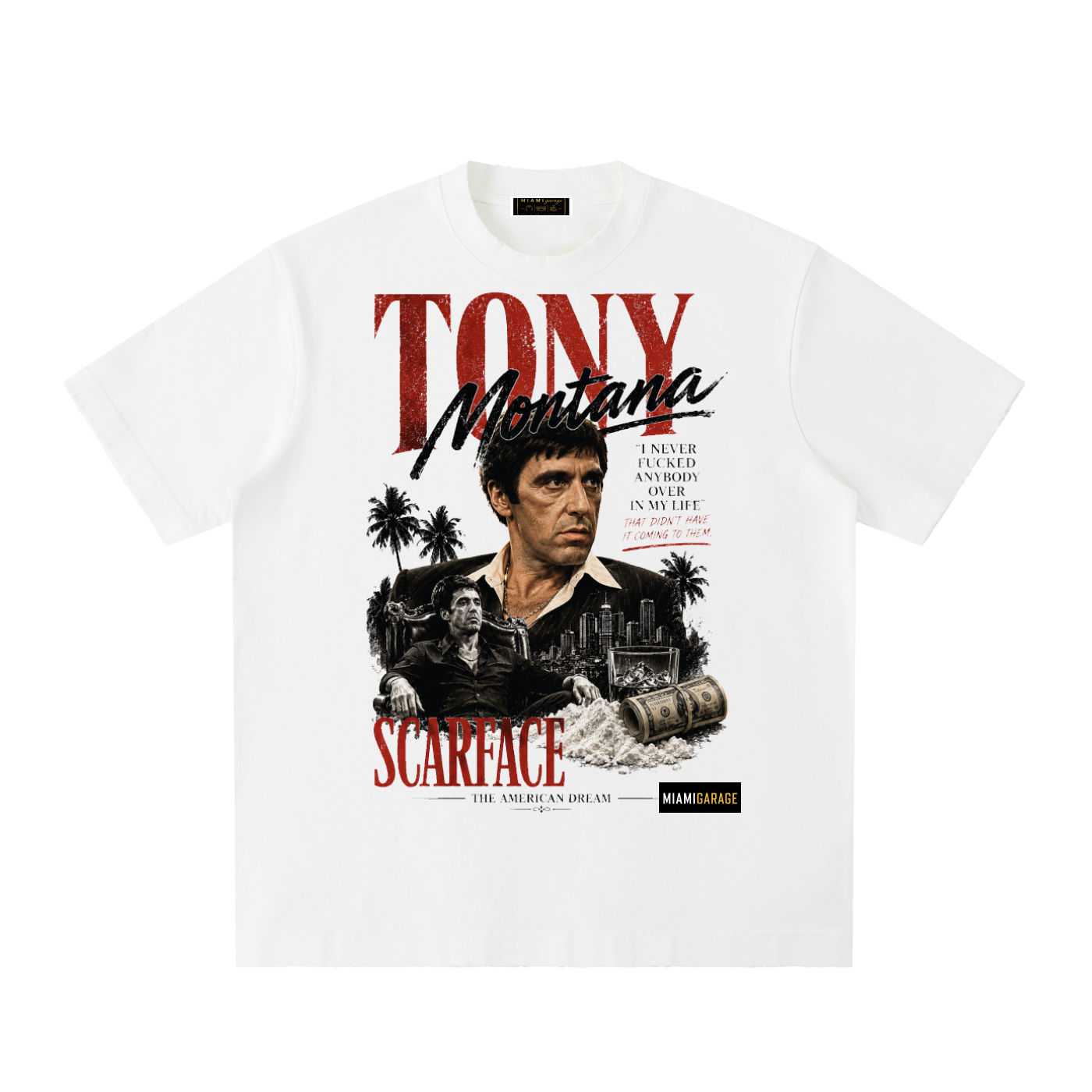 Heavyweight Vintage Washed Frayed T-Shirt