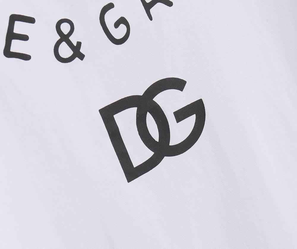Dolce & Gabbana T-Shirt Without Collar 'White & Black' Banlieue91