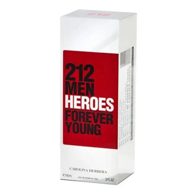 212 Heroes Forever Young By Carolina Herrera For Men 3.0oz EDT Spray perfumesandrea