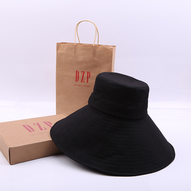 Japanese solid color big brim fisherman''s Hat FLIPSTYLEZLLC