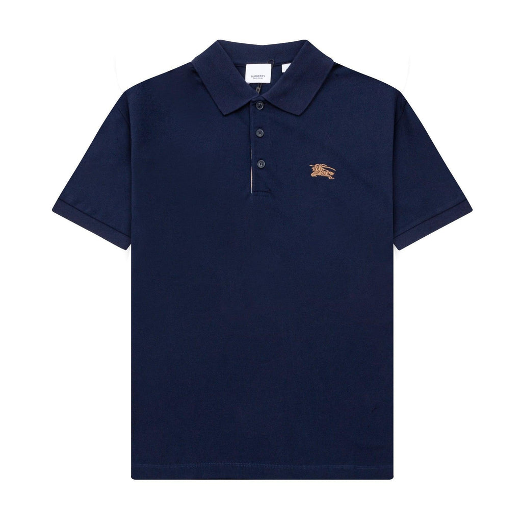 Burberry Blue T-Shirt With Collar Banlieue91