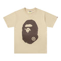 Bathing Ape Beige T-Shirt without Collar Banlieue91