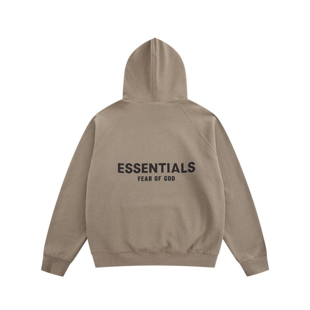 Fear of God Essentials Pull-Over Hoodie 'Beige' Banlieue91