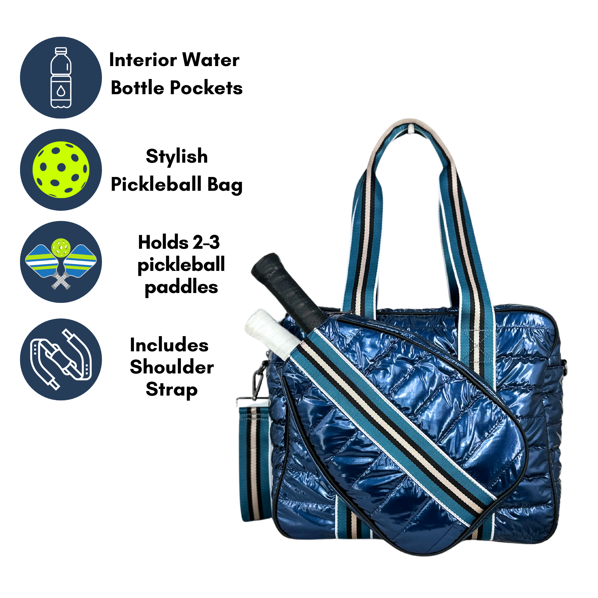 Kelsey Pickleball Bag Queen of the Court
