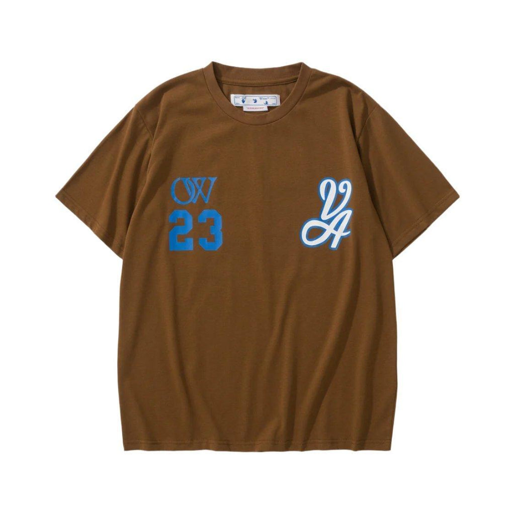 Off-White T-Shirt 23 Without Collar 'Brown' Banlieue91