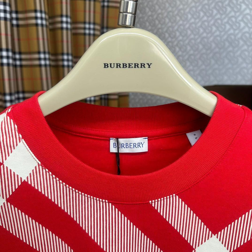 Burberry T-Shirt Without Collar 'Red' Banlieue91