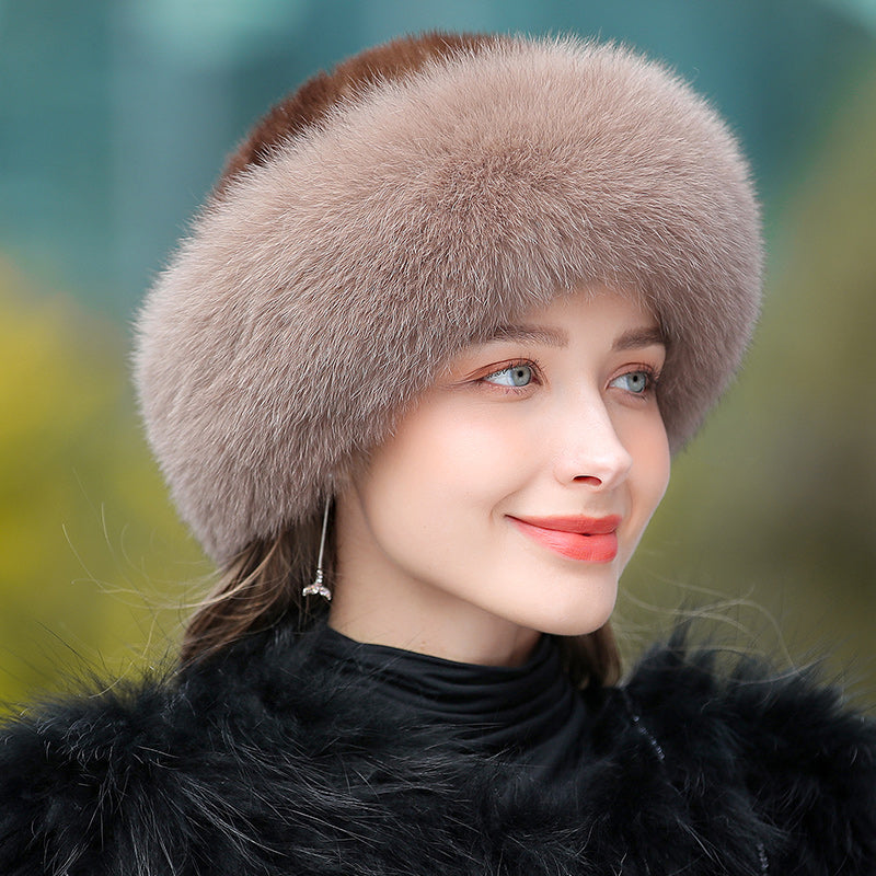 Women’s Outdoor Warm Fur Hat – Winter Cold-Weather Protection Hat FitiqueFit