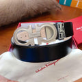 Salvatore Ferragamo Gancini Men's Belt 'Black' Banlieue91