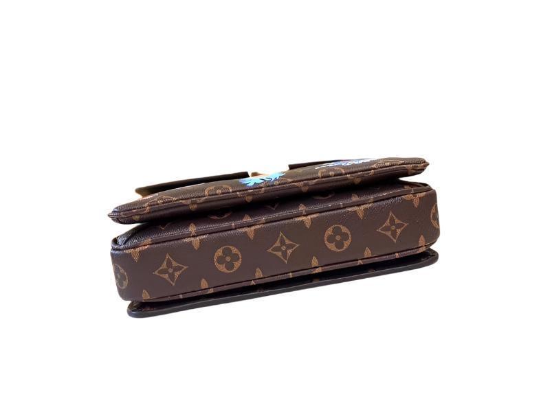 LOUIS VUITTON LV GHW Pochette Metis 2 Way Shoulder Bag Monogram Brown Banlieue91