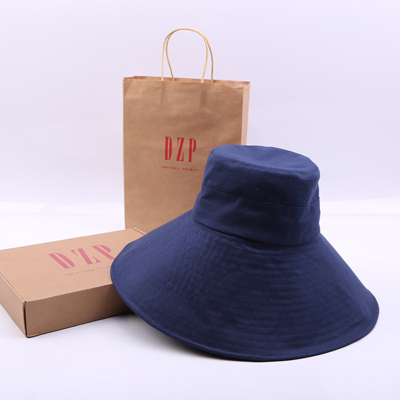 Japanese solid color big brim fisherman''s Hat FLIPSTYLEZLLC