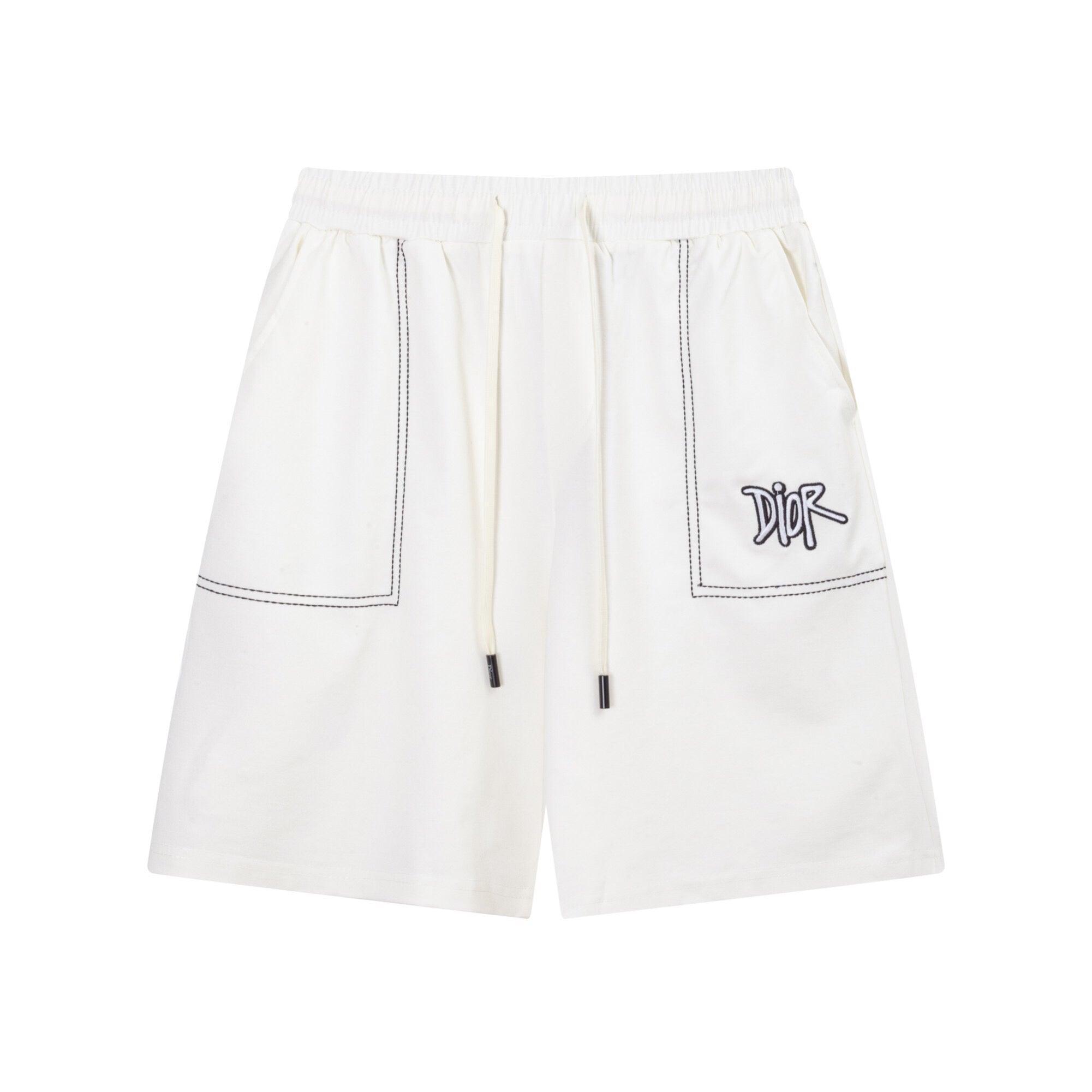 Dior Knit Basketball Shorts 'White' Banlieue91