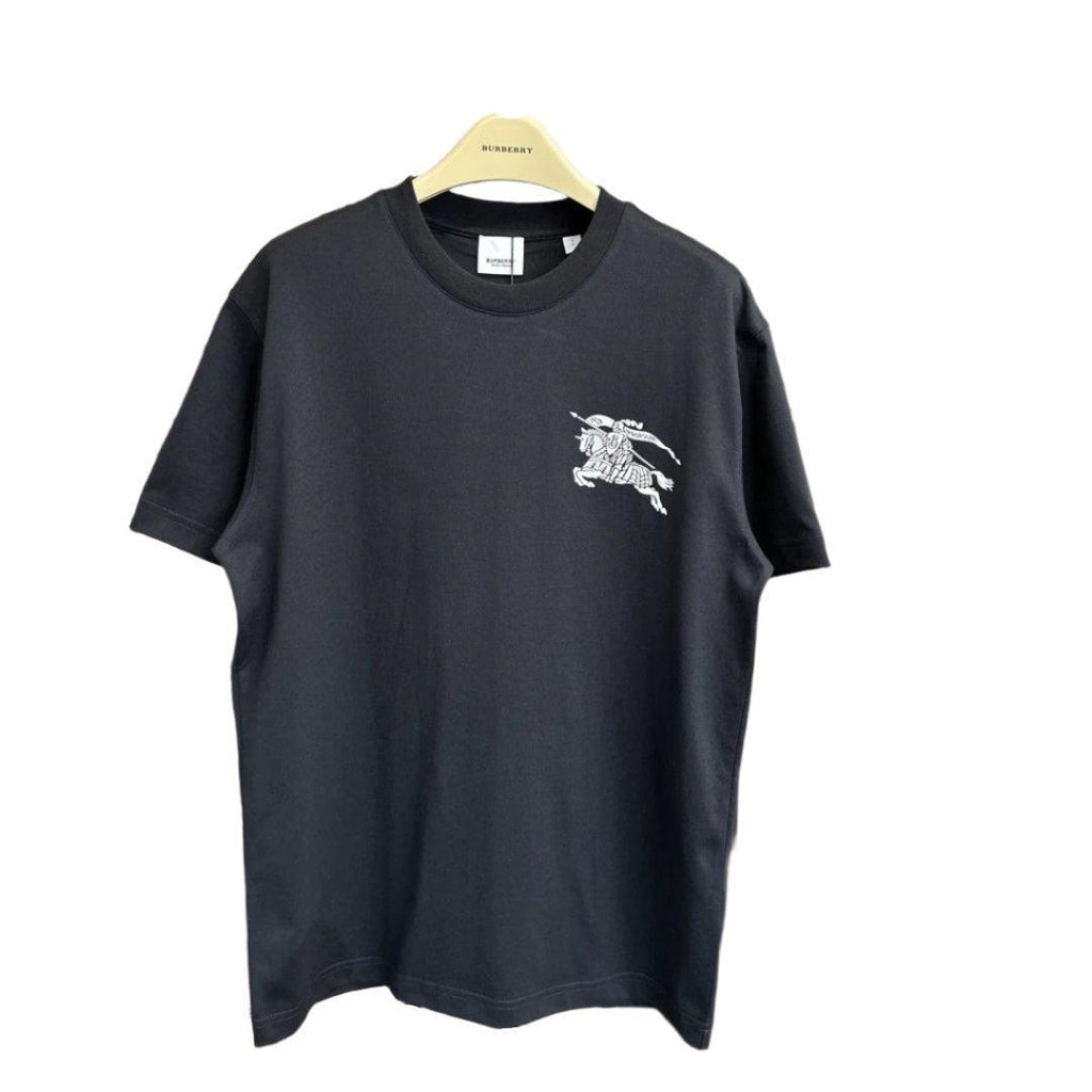 Burberry Black T-Shirt Without Collar Banlieue91