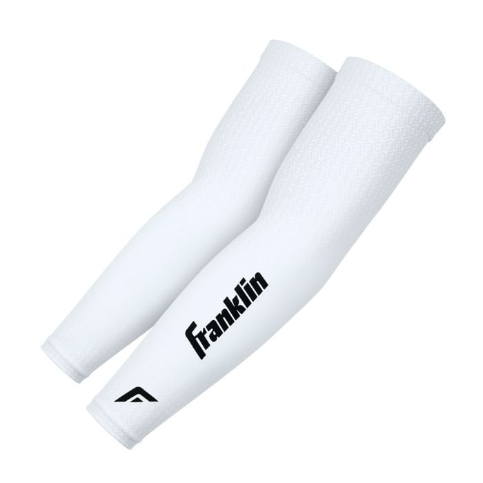 Franklin Premium Compression Arm Sleeves (2-Pack) – Performance Boost Sun Protection for Baseball Softball Peligro Sports