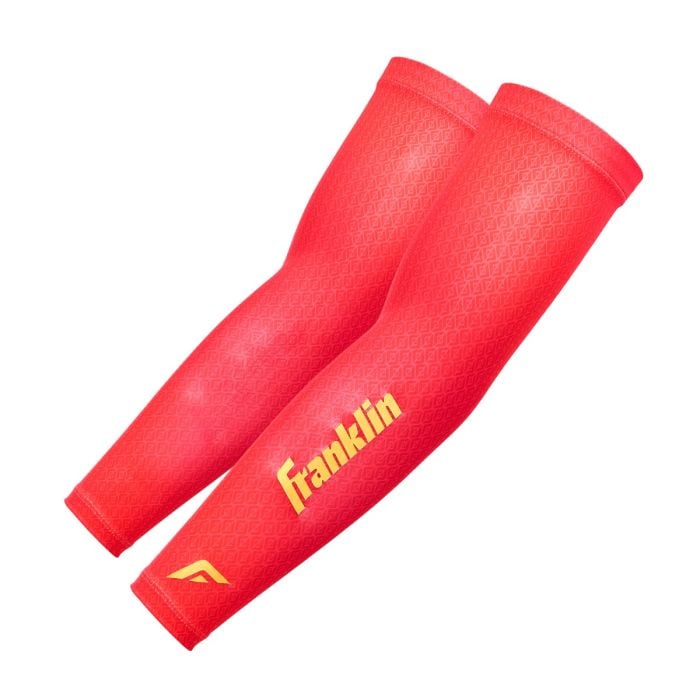 Franklin Premium Compression Arm Sleeves (2-Pack) – Performance Boost Sun Protection for Baseball Softball Peligro Sports