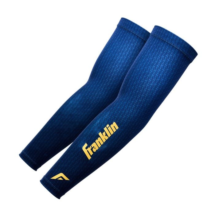 Franklin Premium Compression Arm Sleeves (2-Pack) – Performance Boost Sun Protection for Baseball Softball Peligro Sports