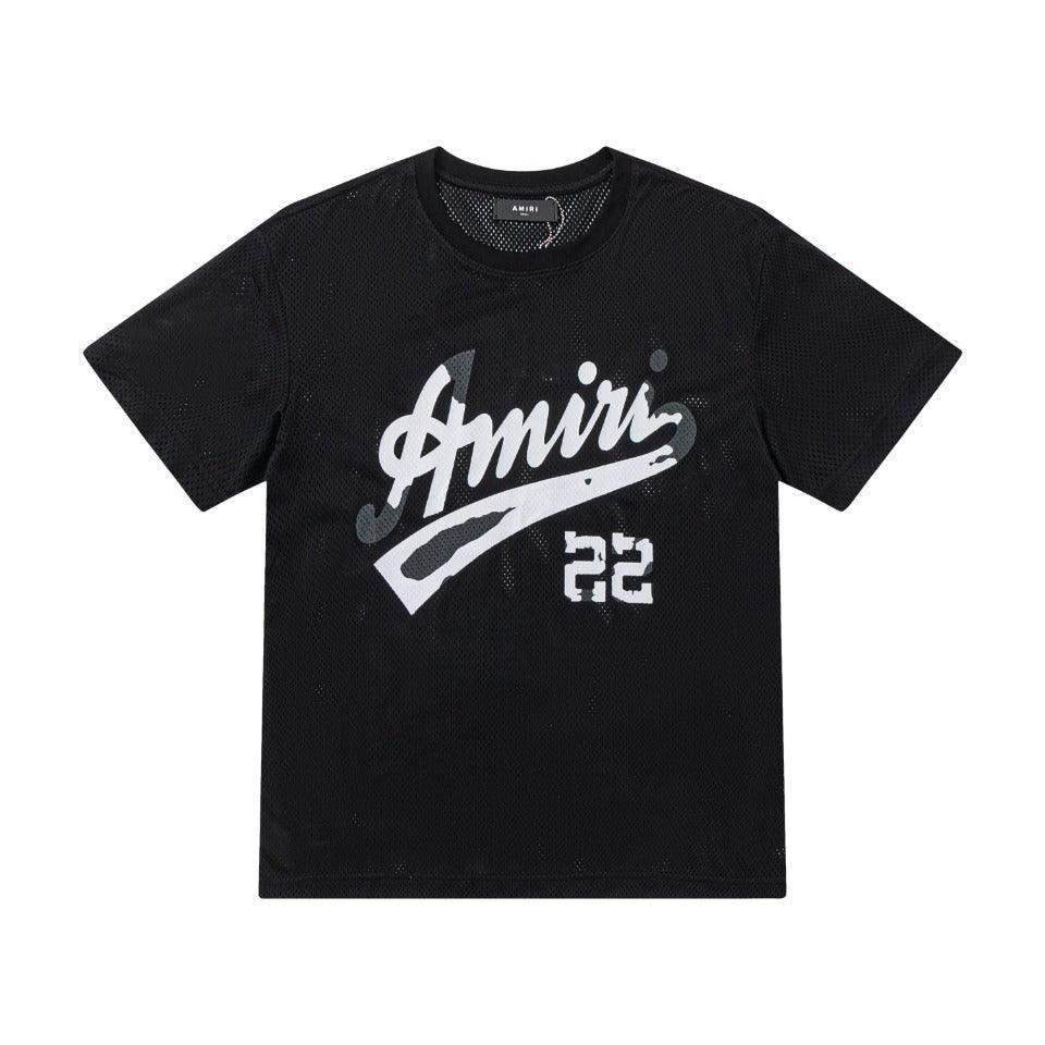 Amiri 22 Black T-Shirt Without Collar Banlieue91