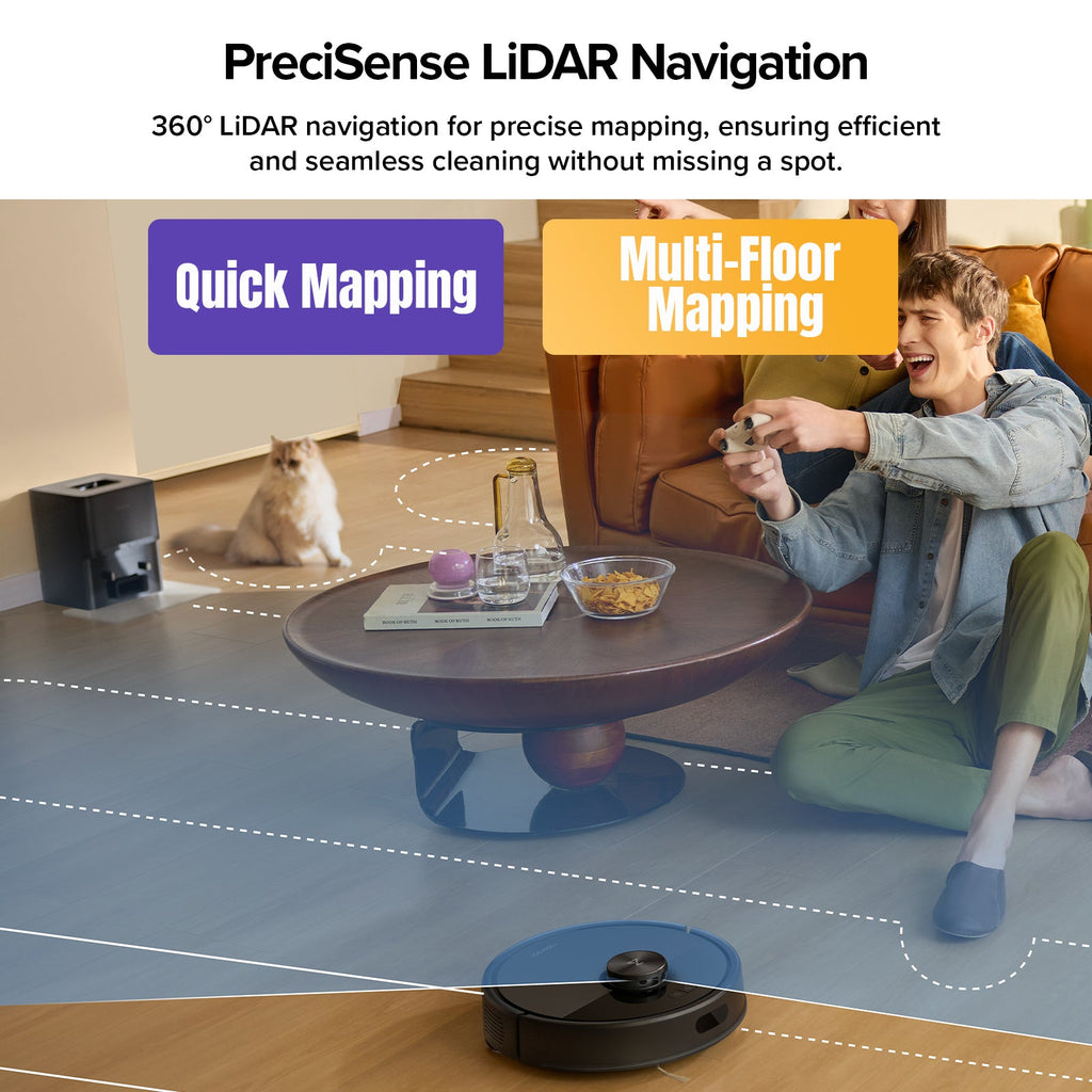 Roborock Q7 M5+ Robot Vacuum and Mop with Auto- Empty Dock (Upgraded from Q5 Max+) Roborock US Official Store