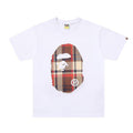 Bathing Ape White T-Shirt without Collar Banlieue91
