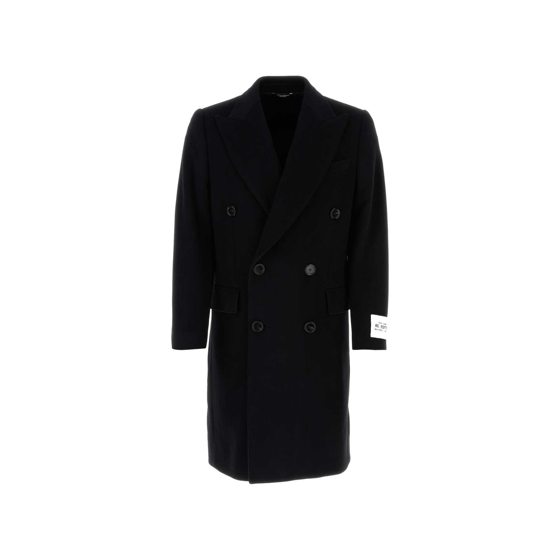 Dolce & Gabbana Double Breasted Wool Coat