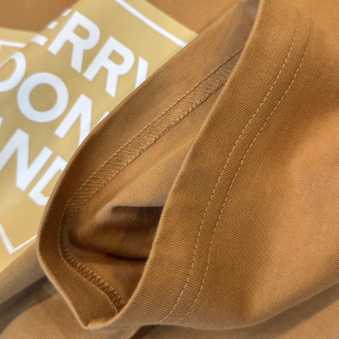 Burberry Brown & Beige T-Shirt Without Collar Banlieue91
