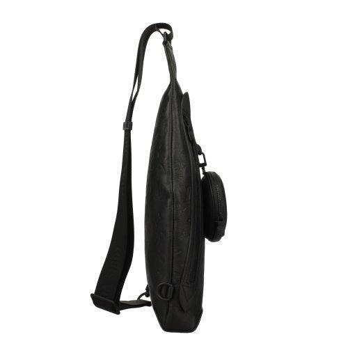 Louis Vuitton Black Monogram Embossed Duo Slingbag Banlieue91