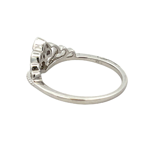 .17ct Diamond Ring Sterling Silver Bids.com