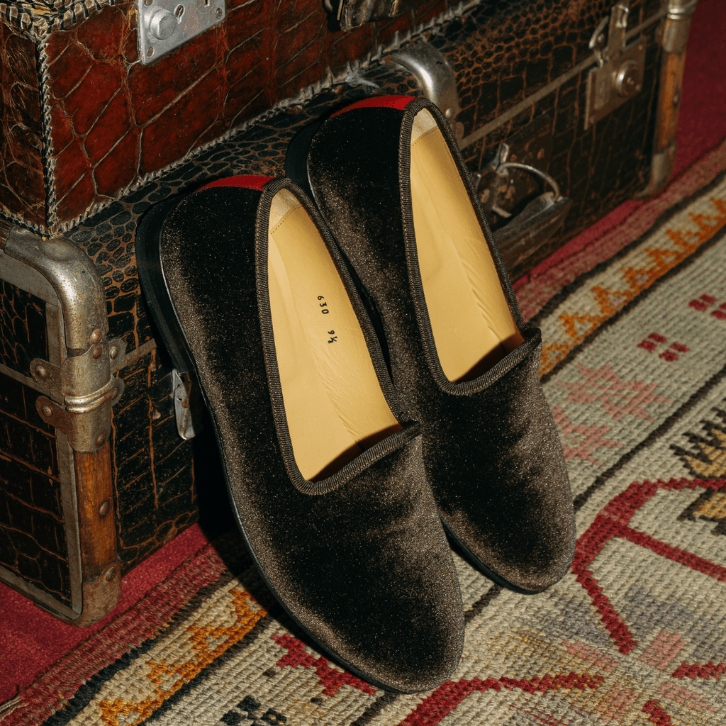 Men's Brown Velvet Slipper II Del Toro Shoes