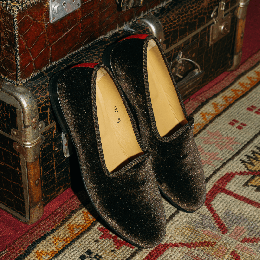 Men's Brown Velvet Slipper II Del Toro Shoes