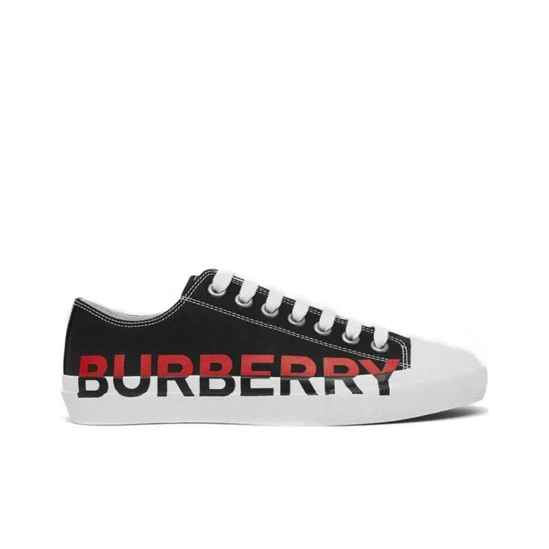 Burberry Logo Print Cotton Black Red White Banlieue91