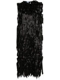 Prada Women Abito Midi Con Fiocchi