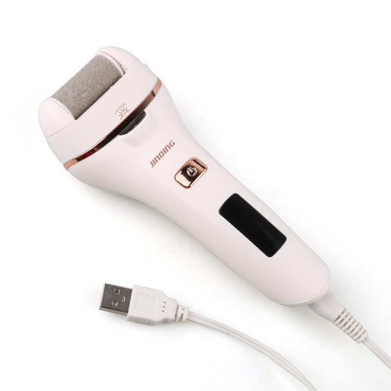 Electric peeling and waterproof foot washing device