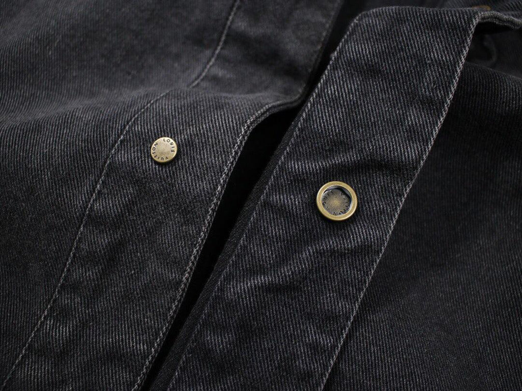 Louis Vuitton Denim Overshirt Black Banlieue91