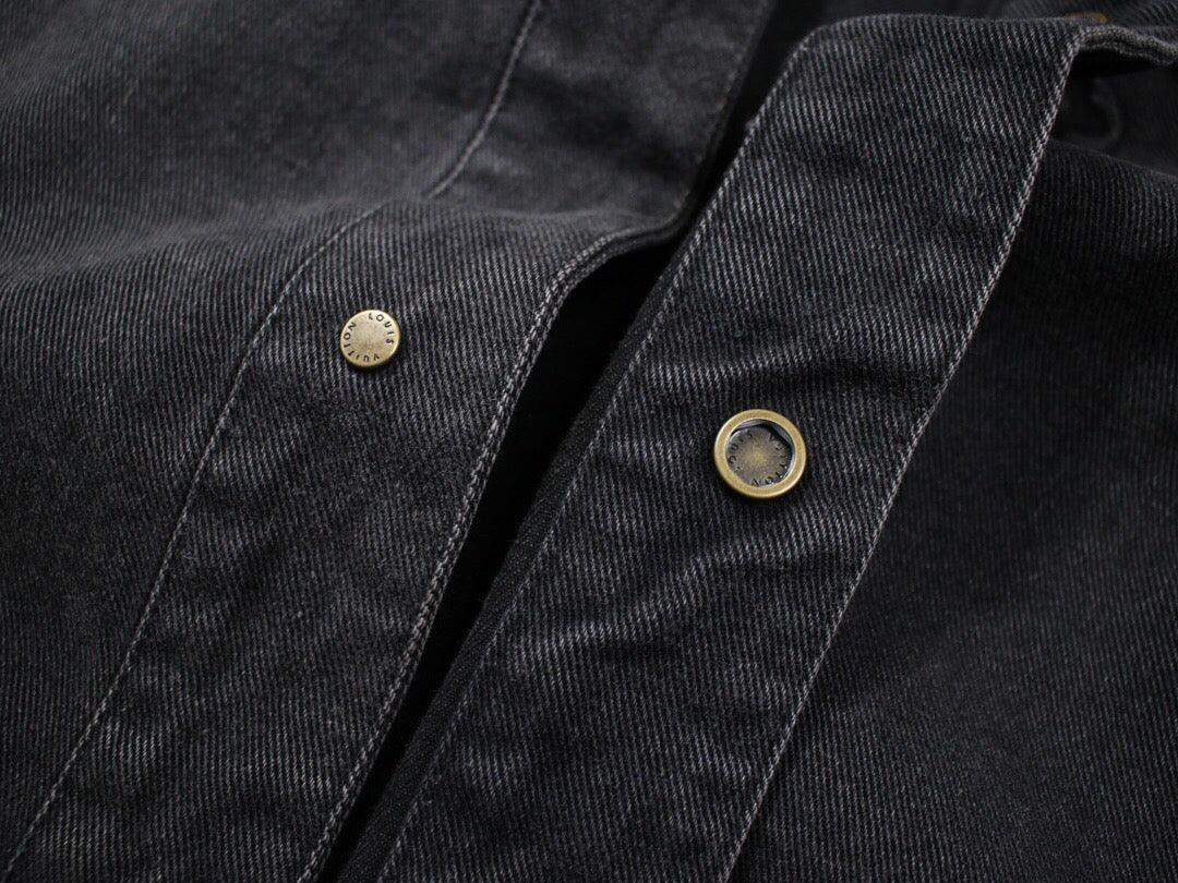 Louis Vuitton Denim Overshirt Black Banlieue91