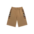 Burberry Men's Striped Cotton Knit Basketball Shorts 'Beige' Banlieue91