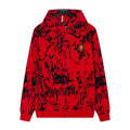 Balenciaga Skater Graffiti Zip Up Hoodie Red Banlieue91