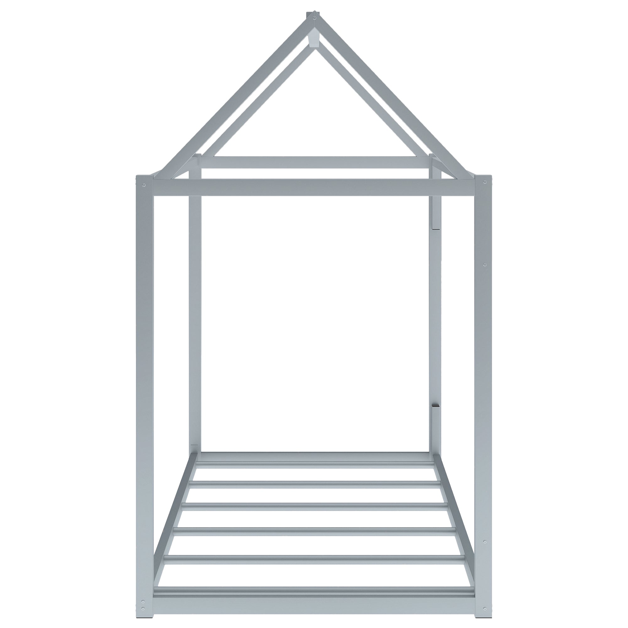 Metal House Shape Platform Bed twin